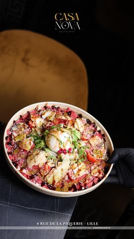 Carpaccio de bœuf à la burrata