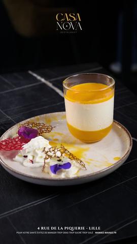 Panna cotta mangue